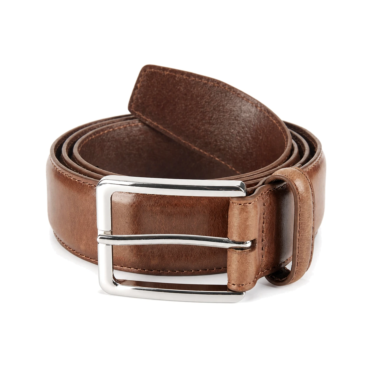 Brown burnished formal belt product reference