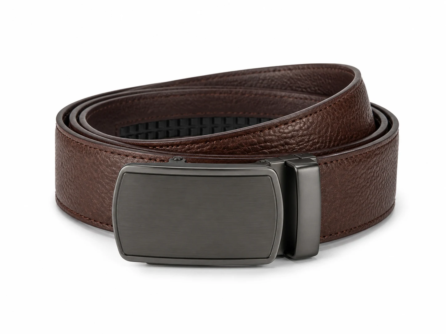 Textured Grain Ratchet Belt