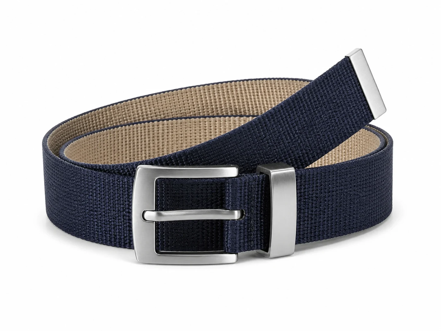 Reversible Two-Color Webbing Belt