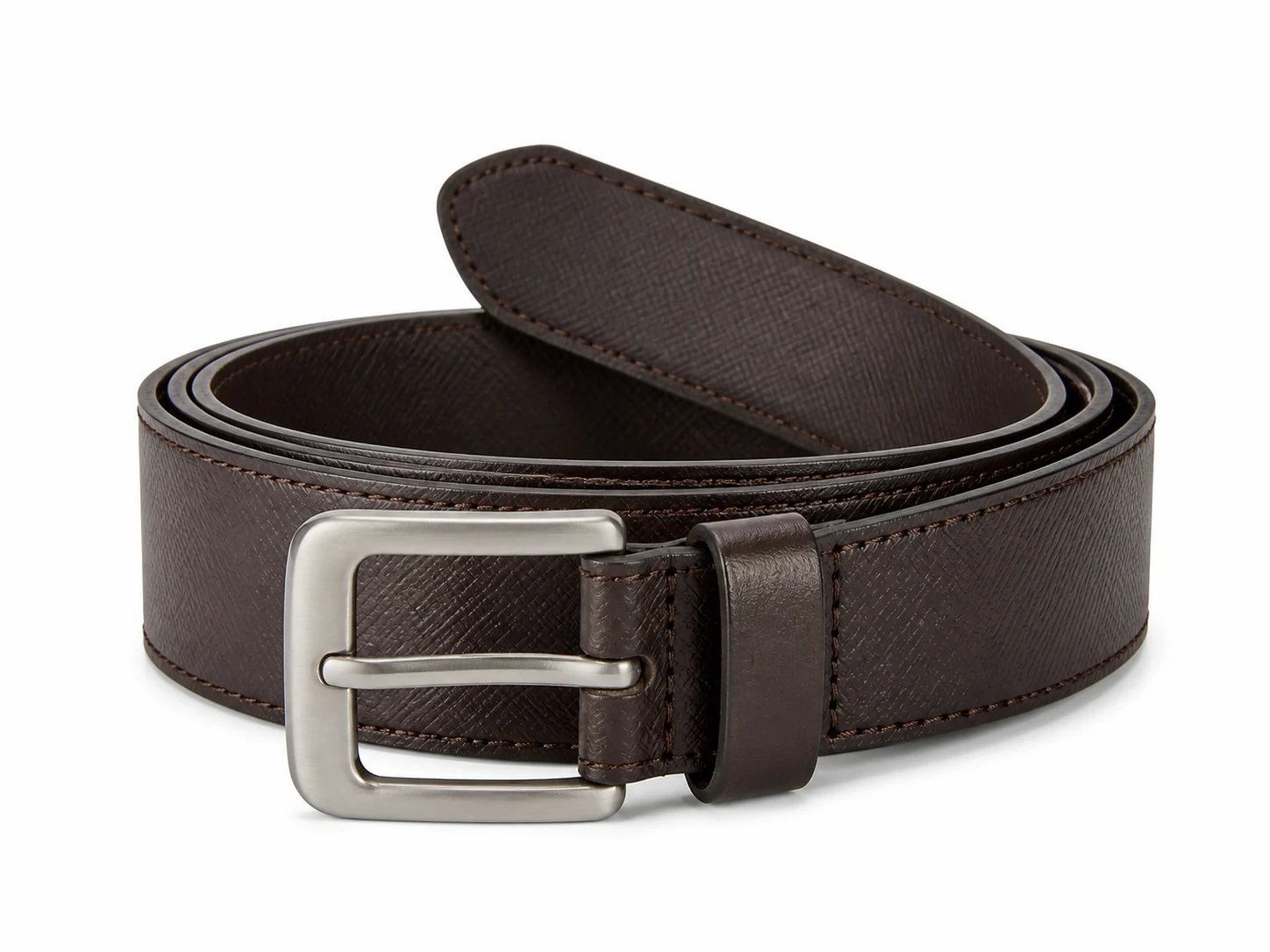 Embossed Bonded Leather Belt