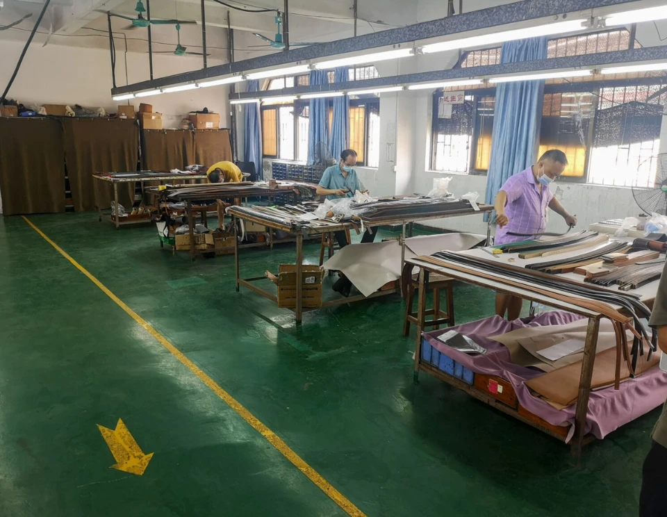 Belt development work area at Dongguan HQ