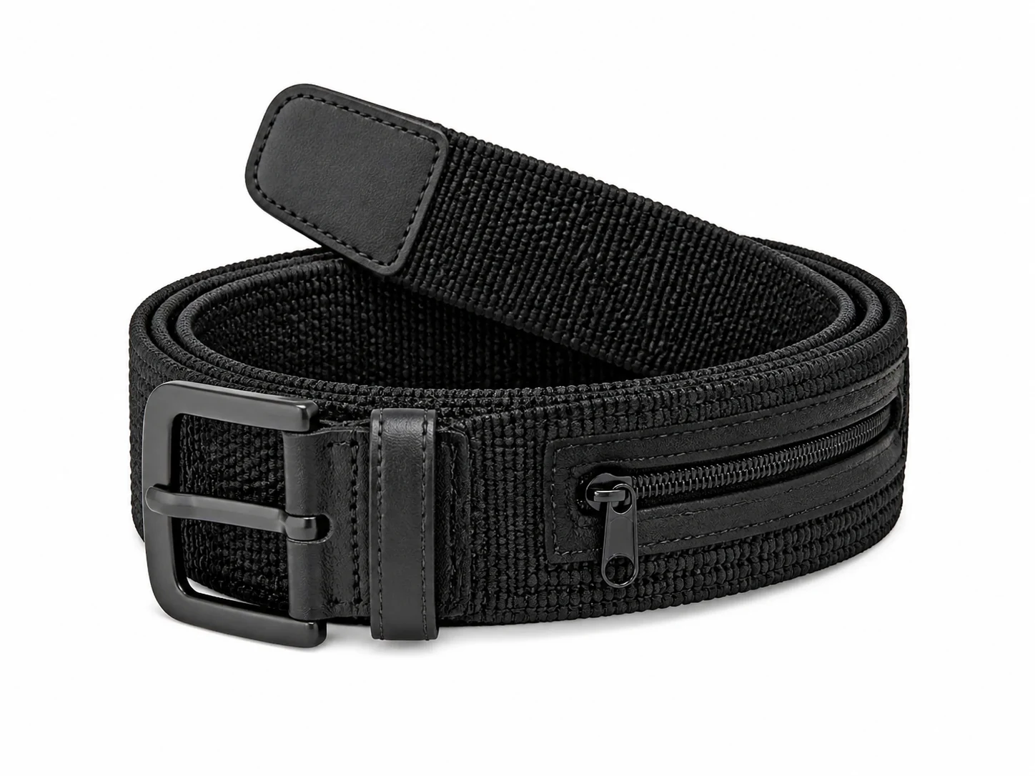 Schematic of an elastic belt with a localized storage pocket