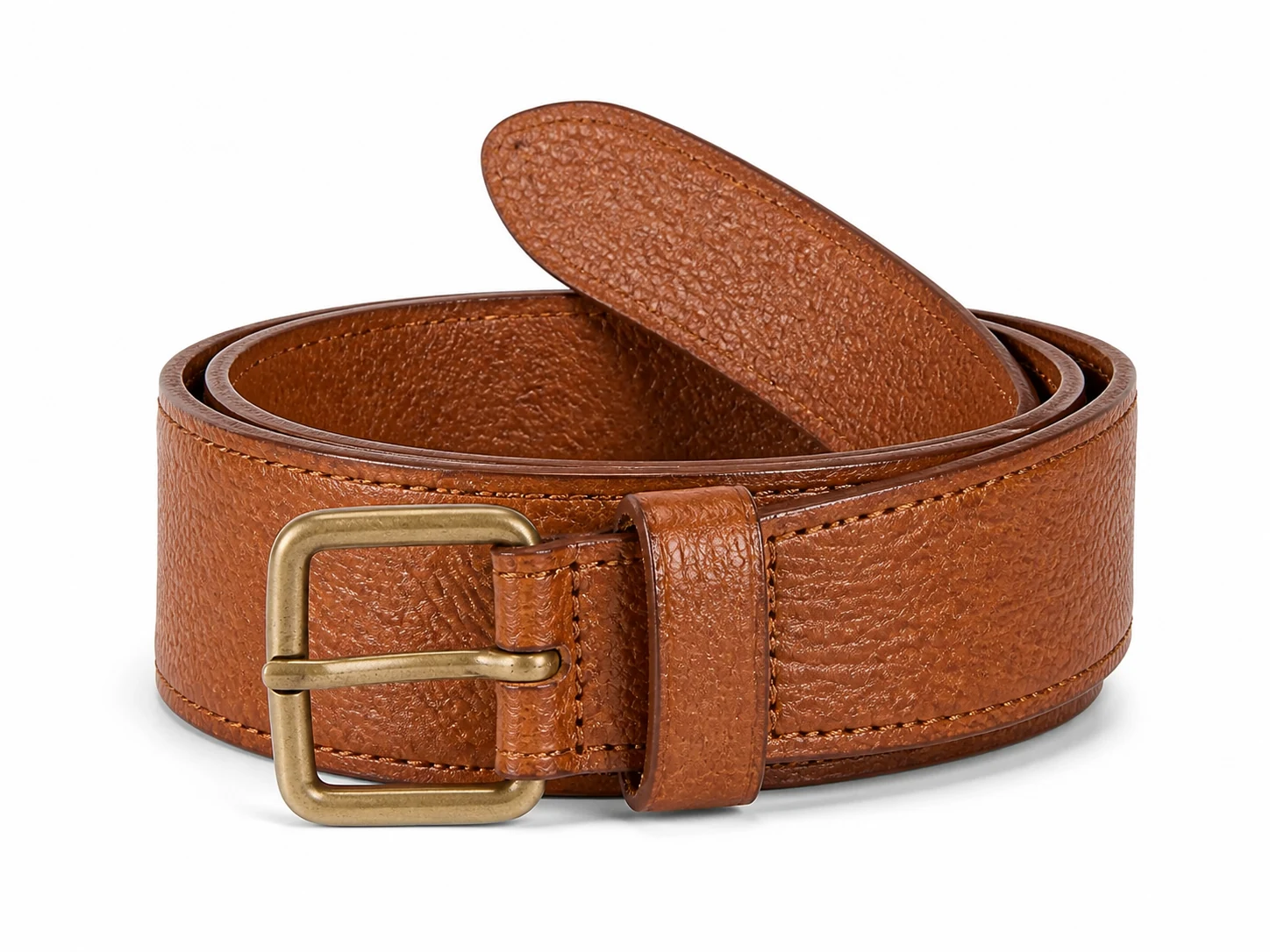 Pebble-Grain Embossed Belt