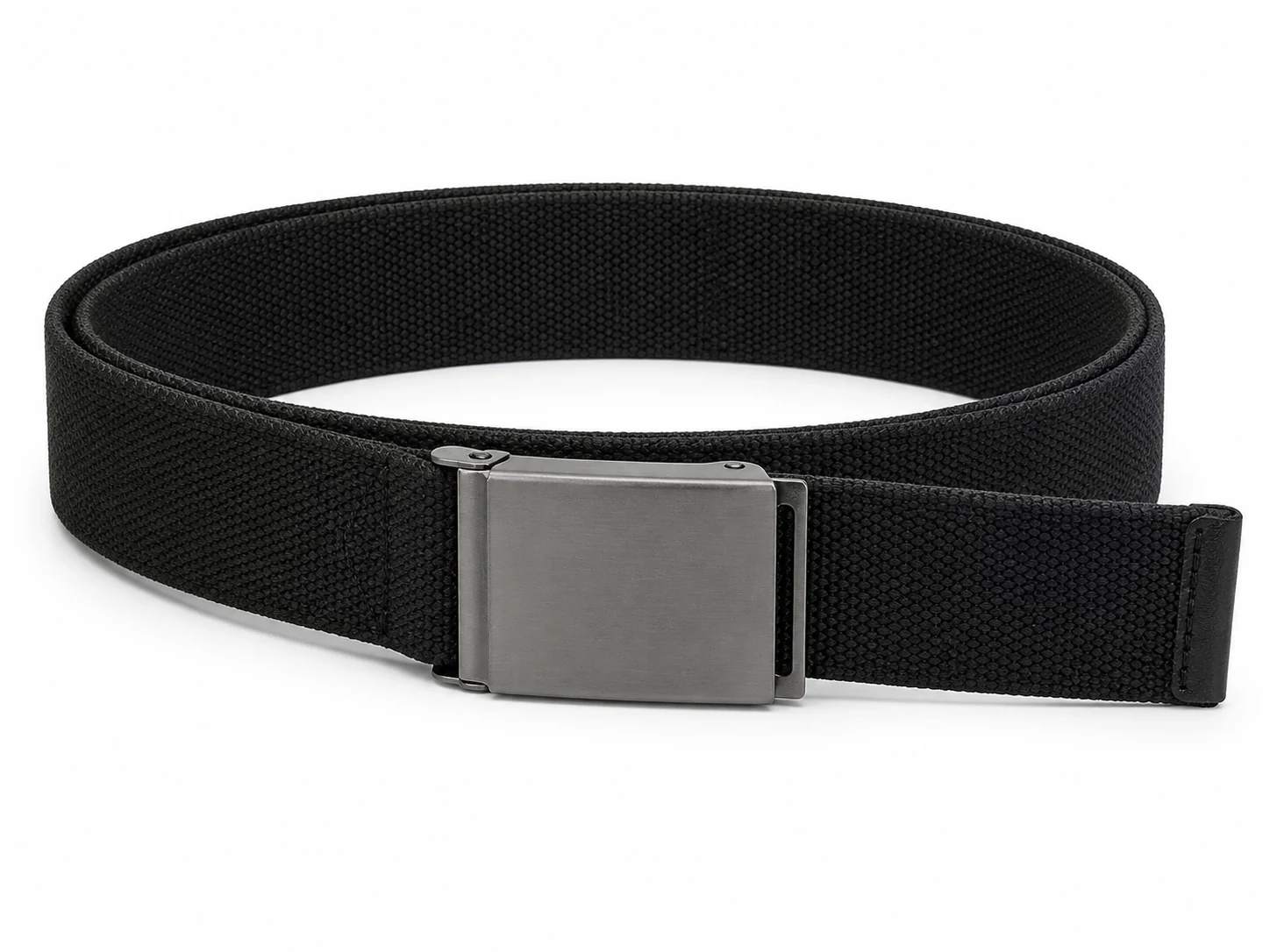 Logo Buckle Web Belt
