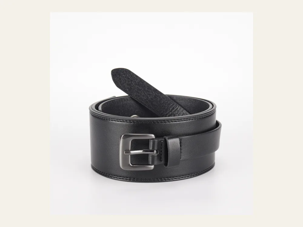 Close review of belt construction