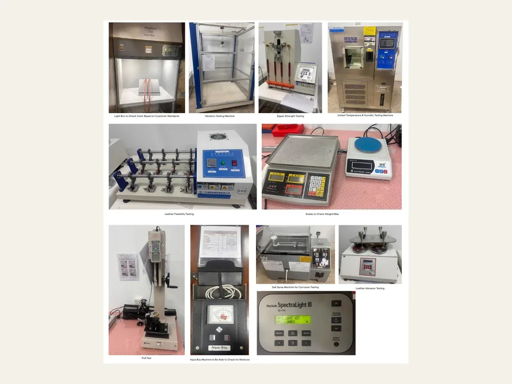 Belt testing and review equipment