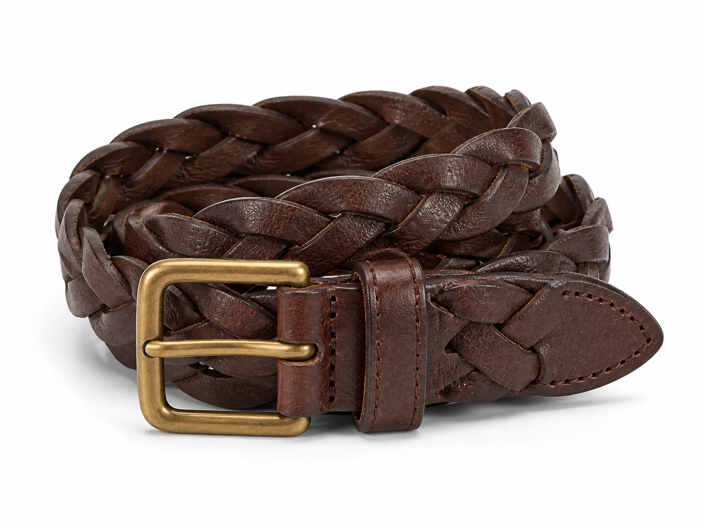 Full-Grain Braided Belt
