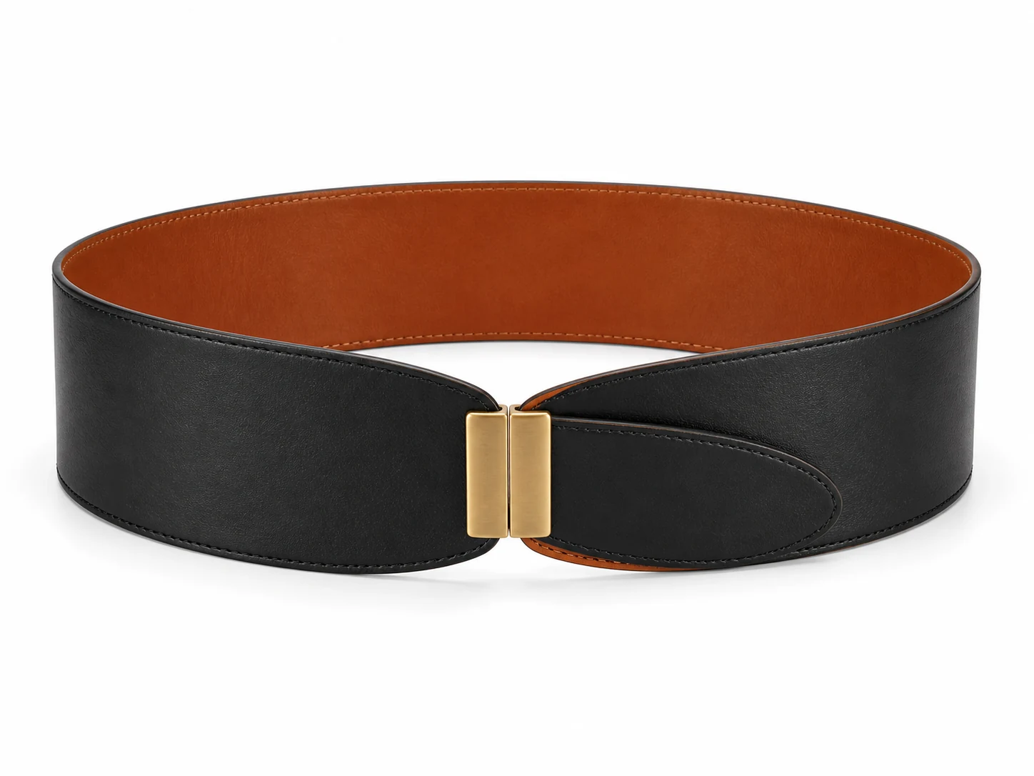 Reversible Wide Fashion Belt