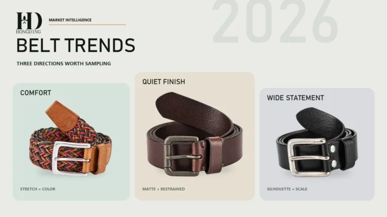 Belt Trends Retailers Should Watch — and How to Brief Them