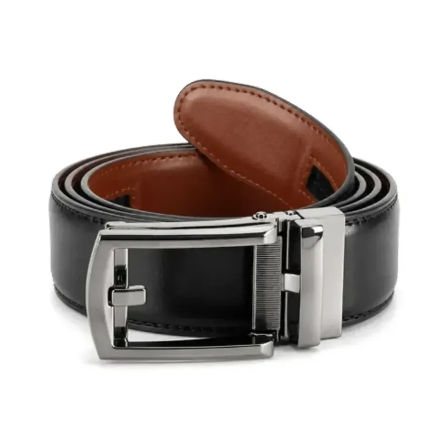 Ratchet belt and automatic buckle