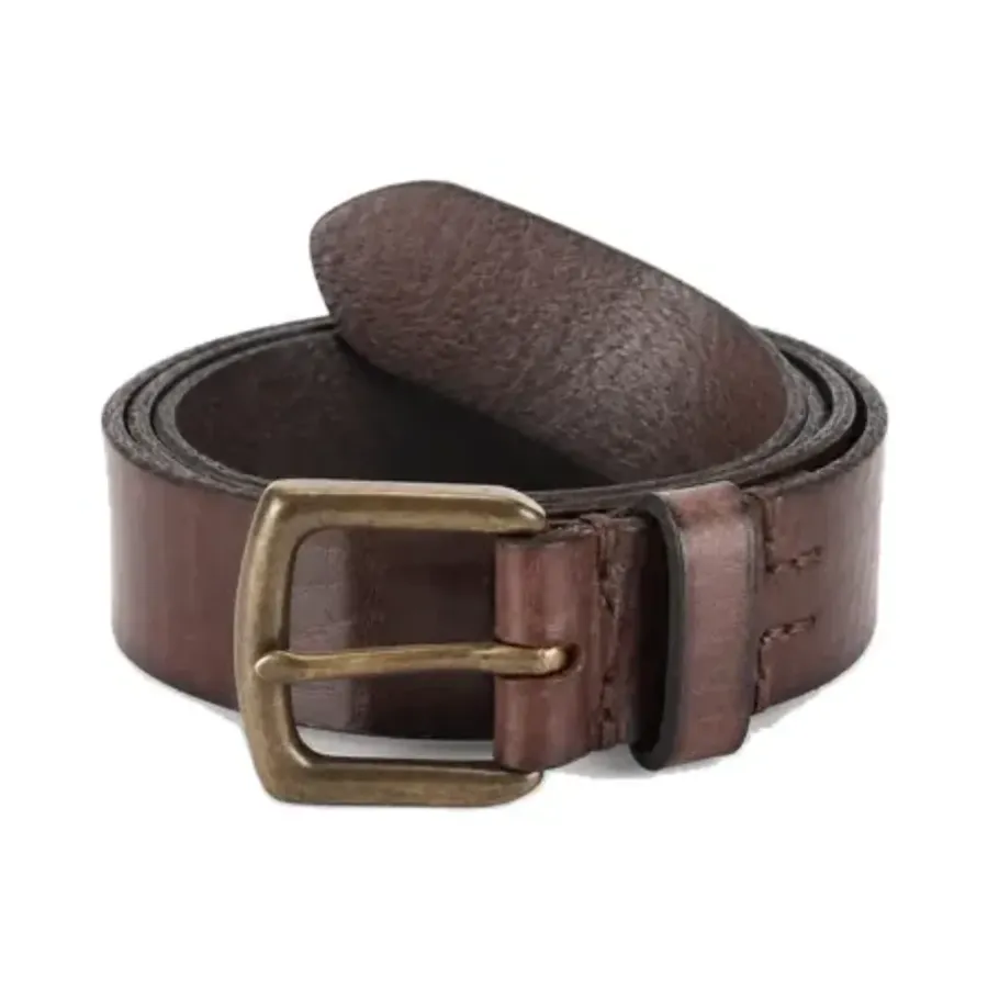 Bonded and split leather belt assortment