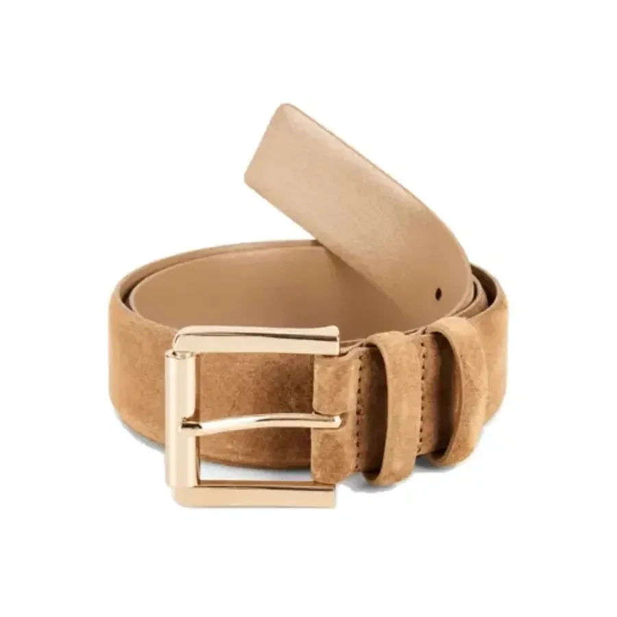 Suede and nubuck belt assortment