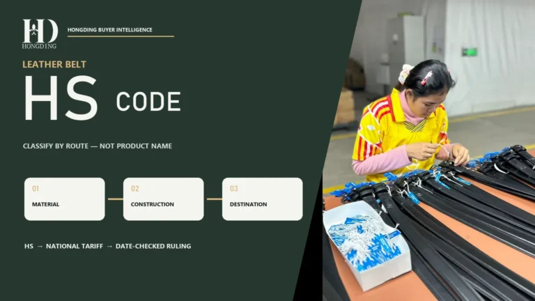 Leather Belt HS Code: A Classification Workflow for Importers