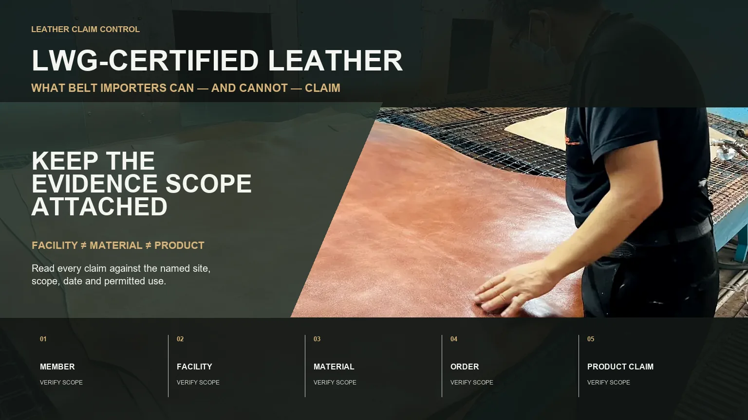 LWG-Certified Leather: What Belt Importers Can and Cannot Claim