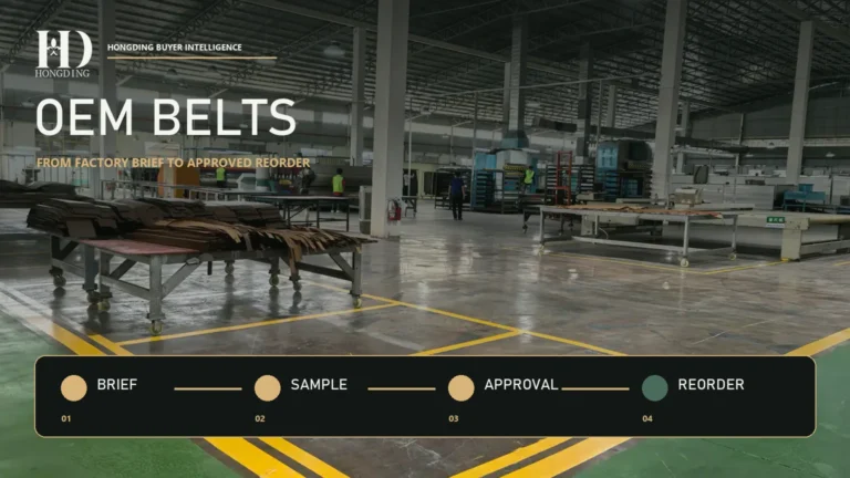 OEM Belts: How Brand Owners Brief a Factory and What Gets Approved