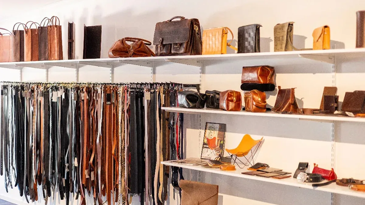 HDBelt leather and belt product showroom