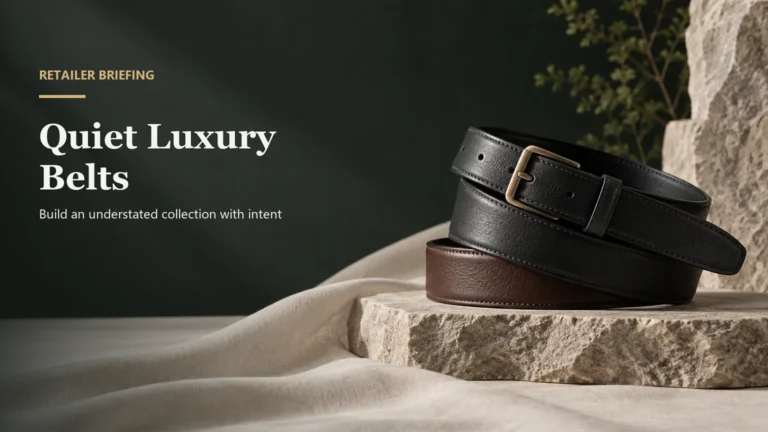 Quiet Luxury Belts: How Retailers Can Brief Understated Collections