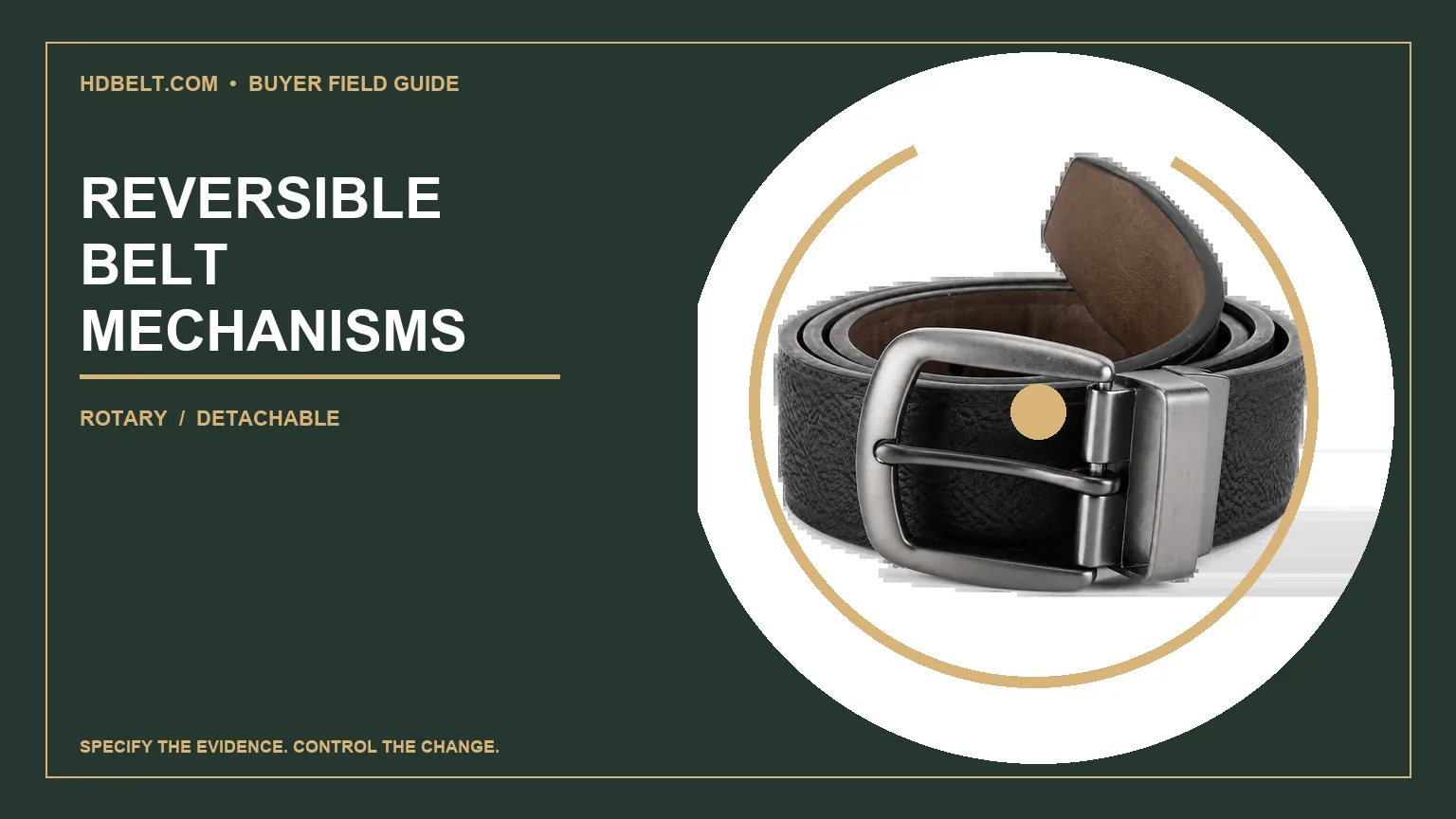 Reversible Belts: Rotary vs Detachable Construction for Buyers