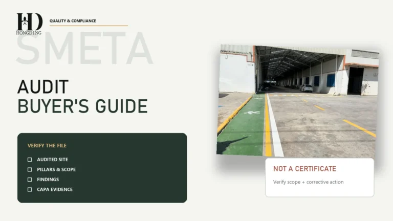 SMETA Audit Guide for Importers: Evidence, Scope and Supplier Checks