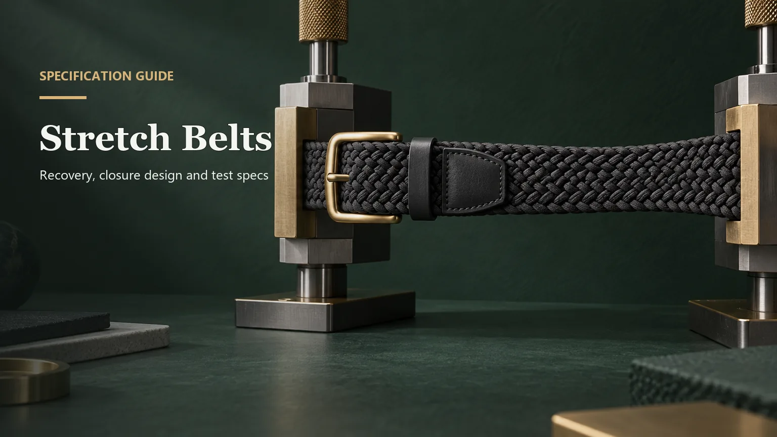 Stretch Belts: Elastic Recovery, Closure Design and Test Specs