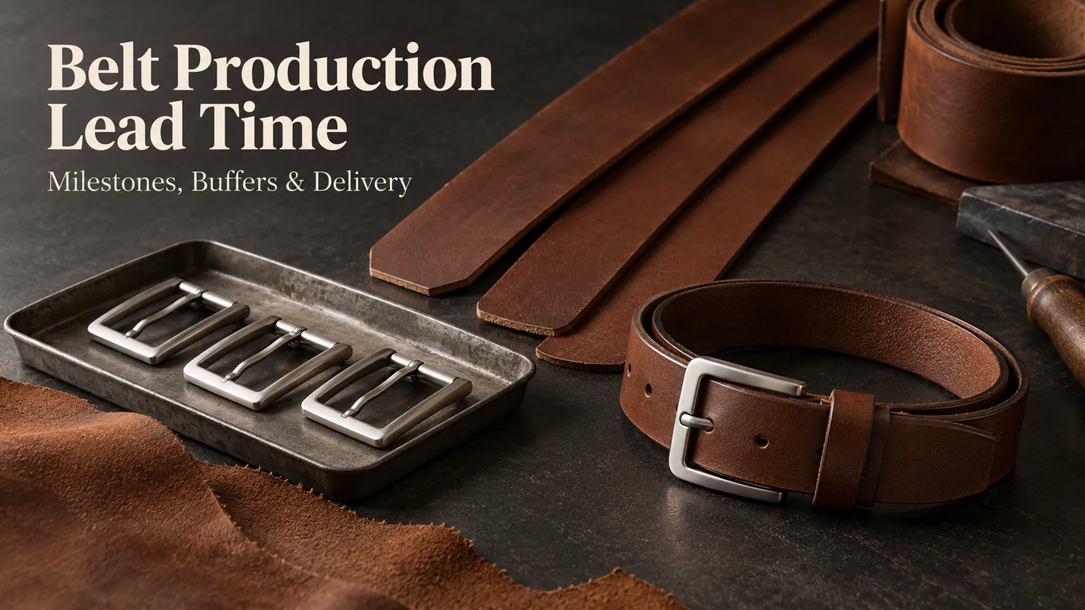 Belt Production Lead Time: Milestones, Buffers and Delay Control