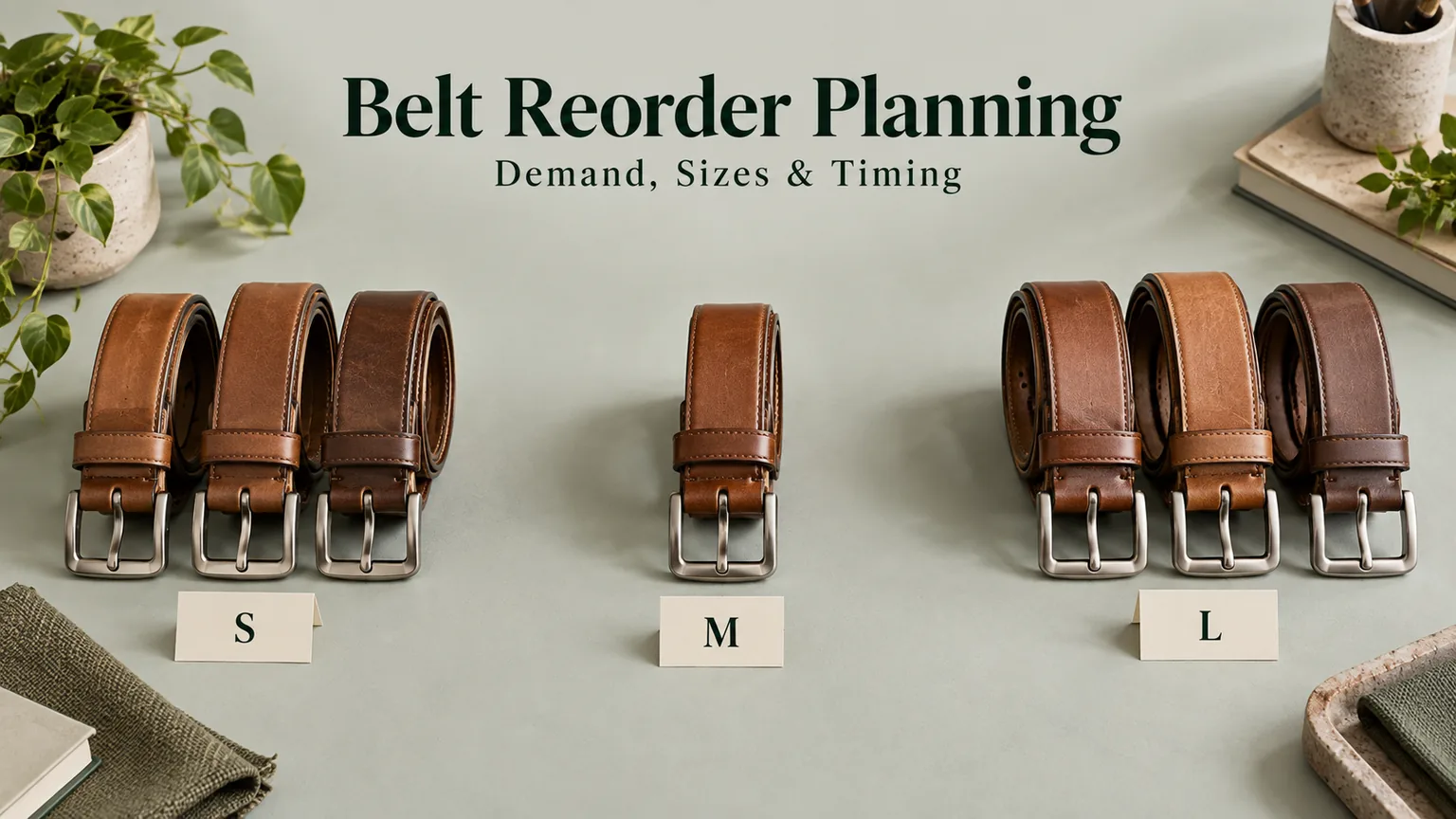 Belt Reorder Planning: Sell-Through, Size Curves and Safety Stock