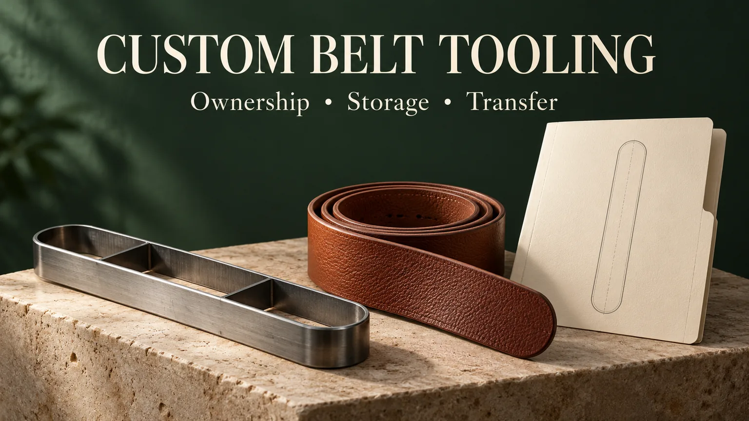 Custom Belt Tooling: Ownership, Storage and Transfer