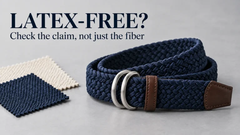 Natural-Rubber-Latex Claims for Elastic Belts