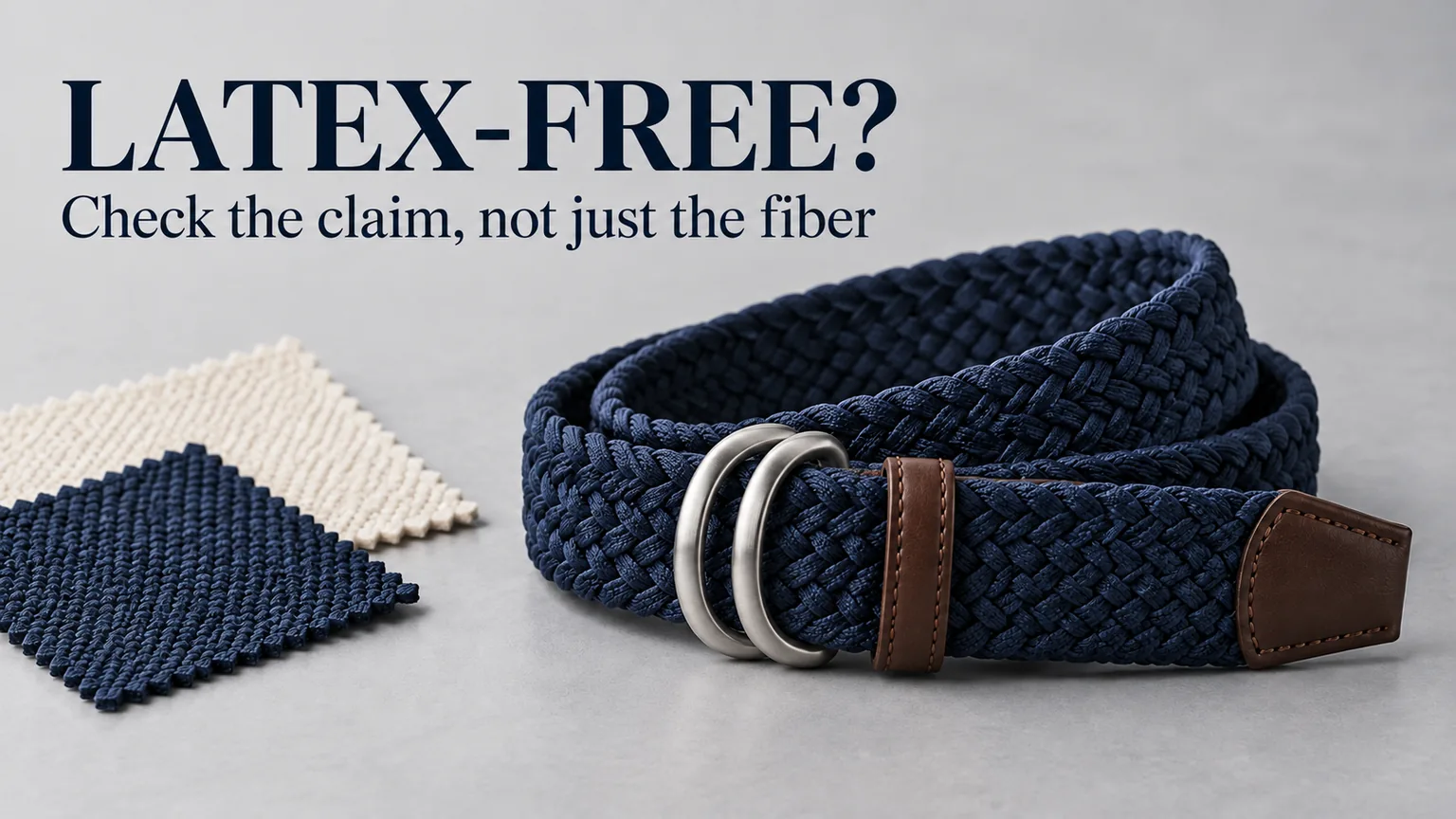 Natural-Rubber-Latex Claims for Elastic Belts