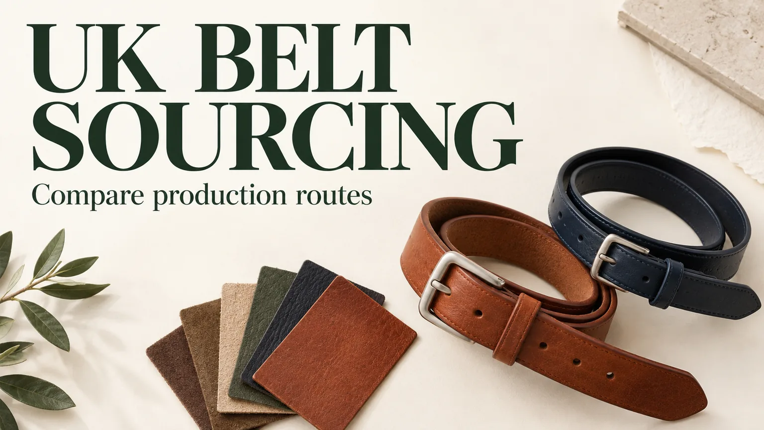 UK Leather Belt Manufacturers: Four Production Routes for Brands