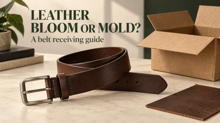 Leather Bloom vs Mold: A Belt Receiving Guide