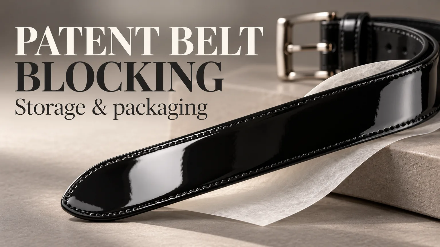 Patent Leather Belt Blocking: Storage and Packaging Controls