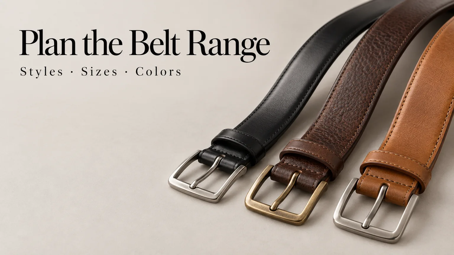 Retail Belt Assortment Planning: SKU, Size, Color and Price Architecture