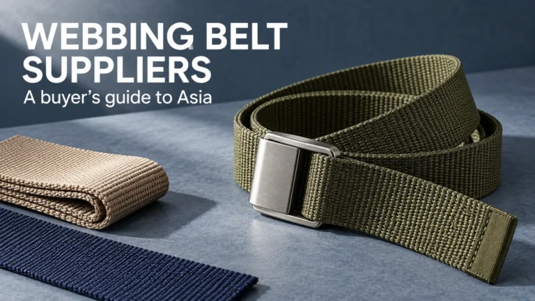 Webbing Belt Manufacturers in Asia: Four Options for Fashion Brands